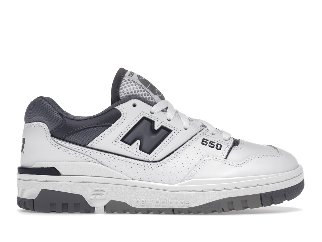 New Balance 550 White Grey Dark Grey - 1