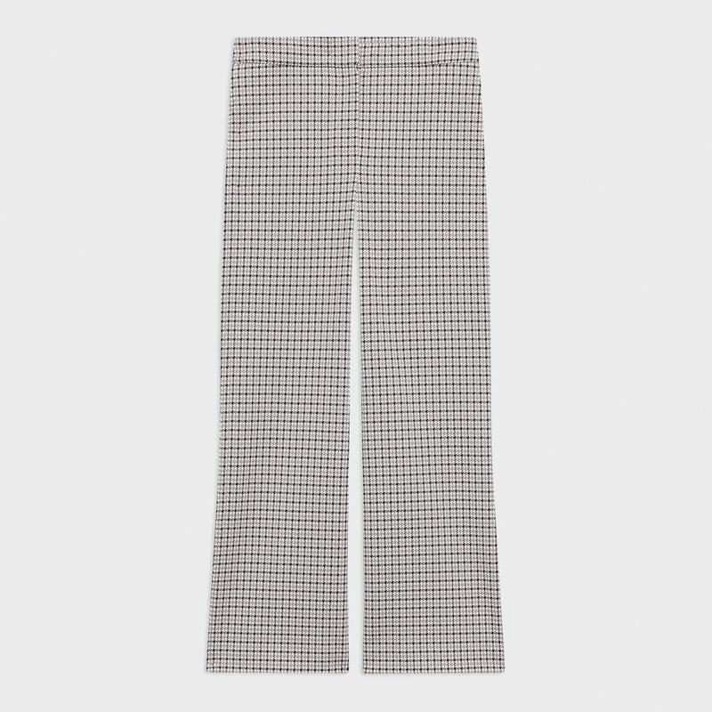 Kick Pant in Stretch Houndstooth Knit - 1