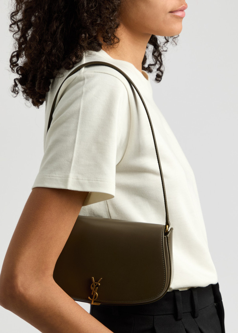Saint Laurent Demilune Leather Shoulder bag 5