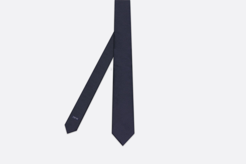 Tie with Handwritten Christian Dior Signature 5