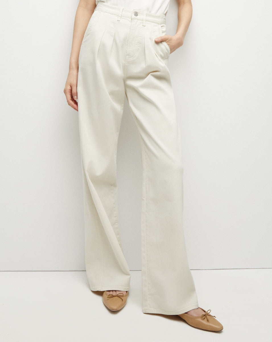 MIA PLEATED WIDE-LEG JEAN - 4