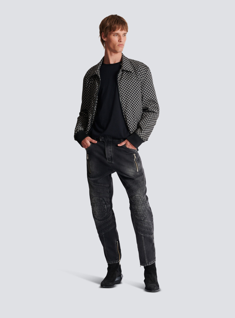 Balmain Denim biker jeans outlook