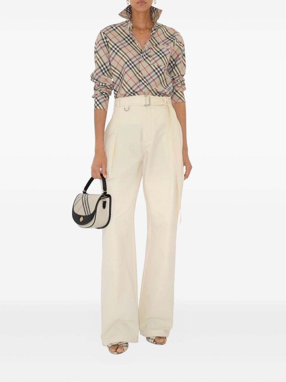 check-print shirt - 2