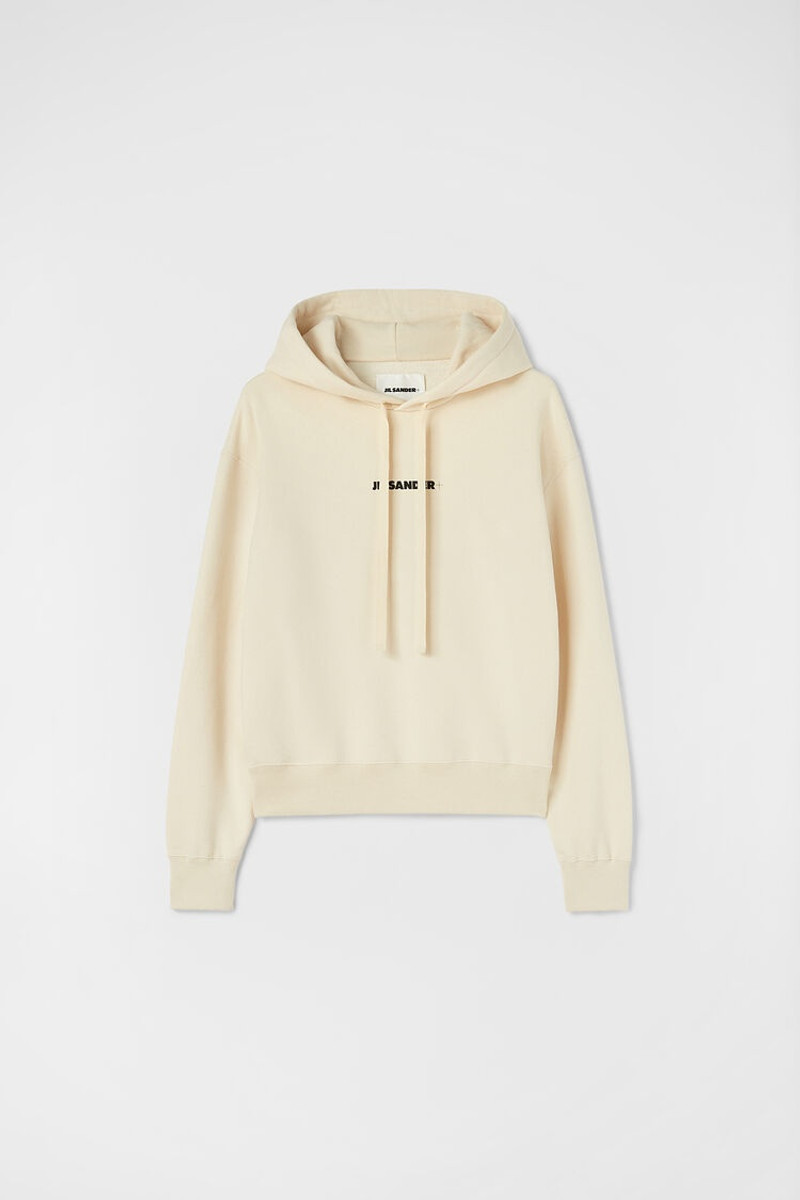 logo-print drawstring hoodie - 1