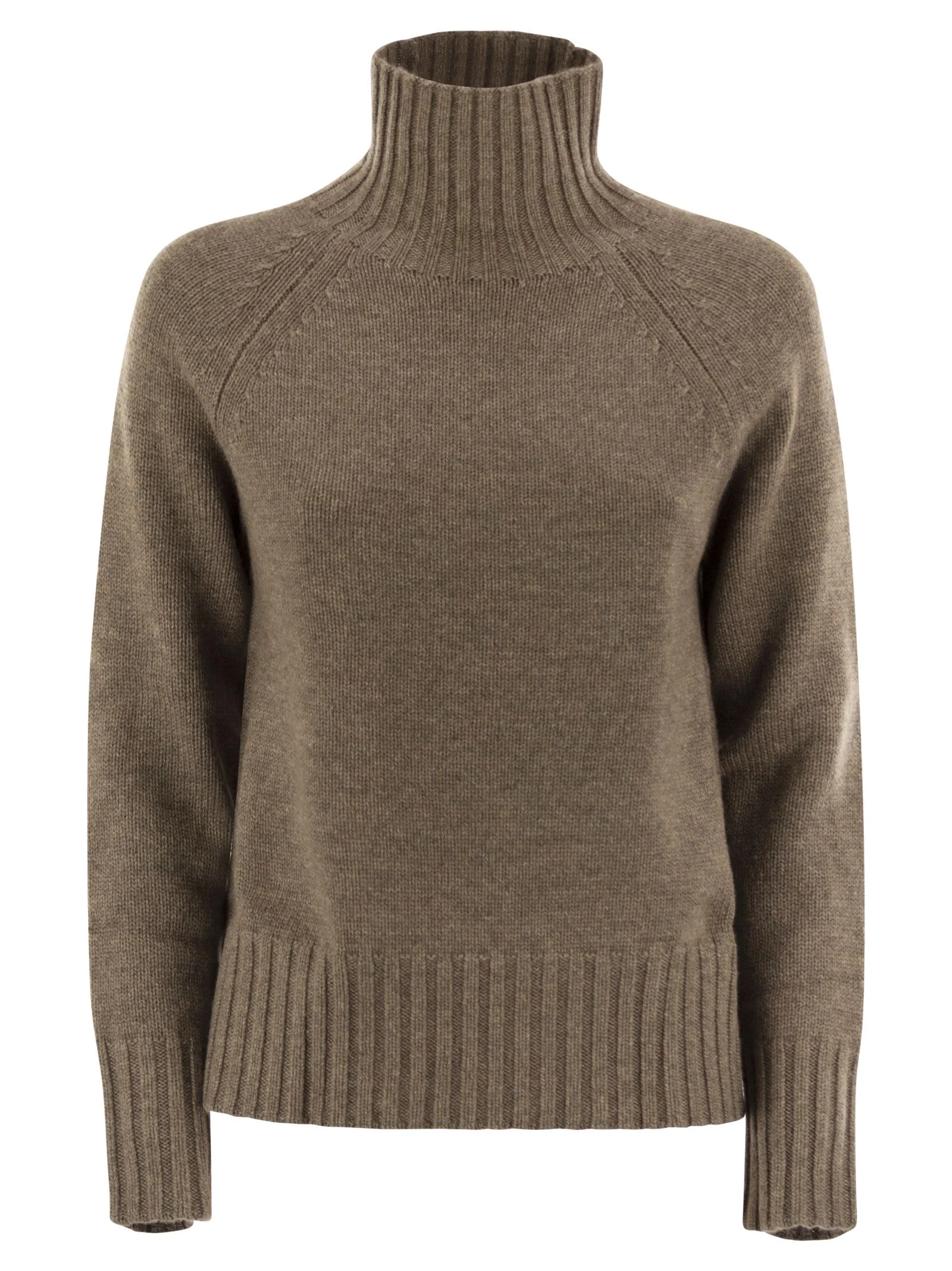 S Maxmara Women Turtleneck In Wool And Cashmere Yarn - 1