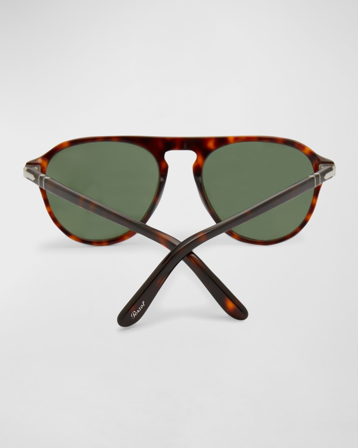 Men's Keyhole Bridge Round Sunglasses - 4