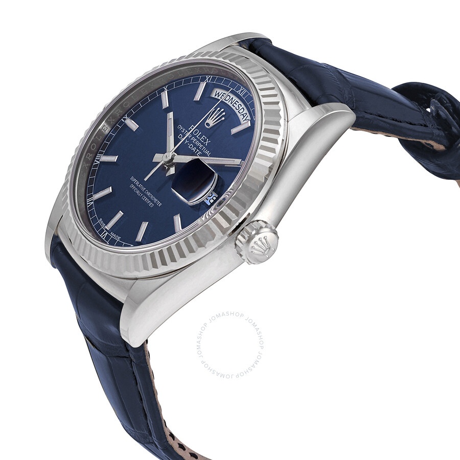 Rolex Day-Date Automatic Chronometer Blue Dial Men's Watch 118139 - 2