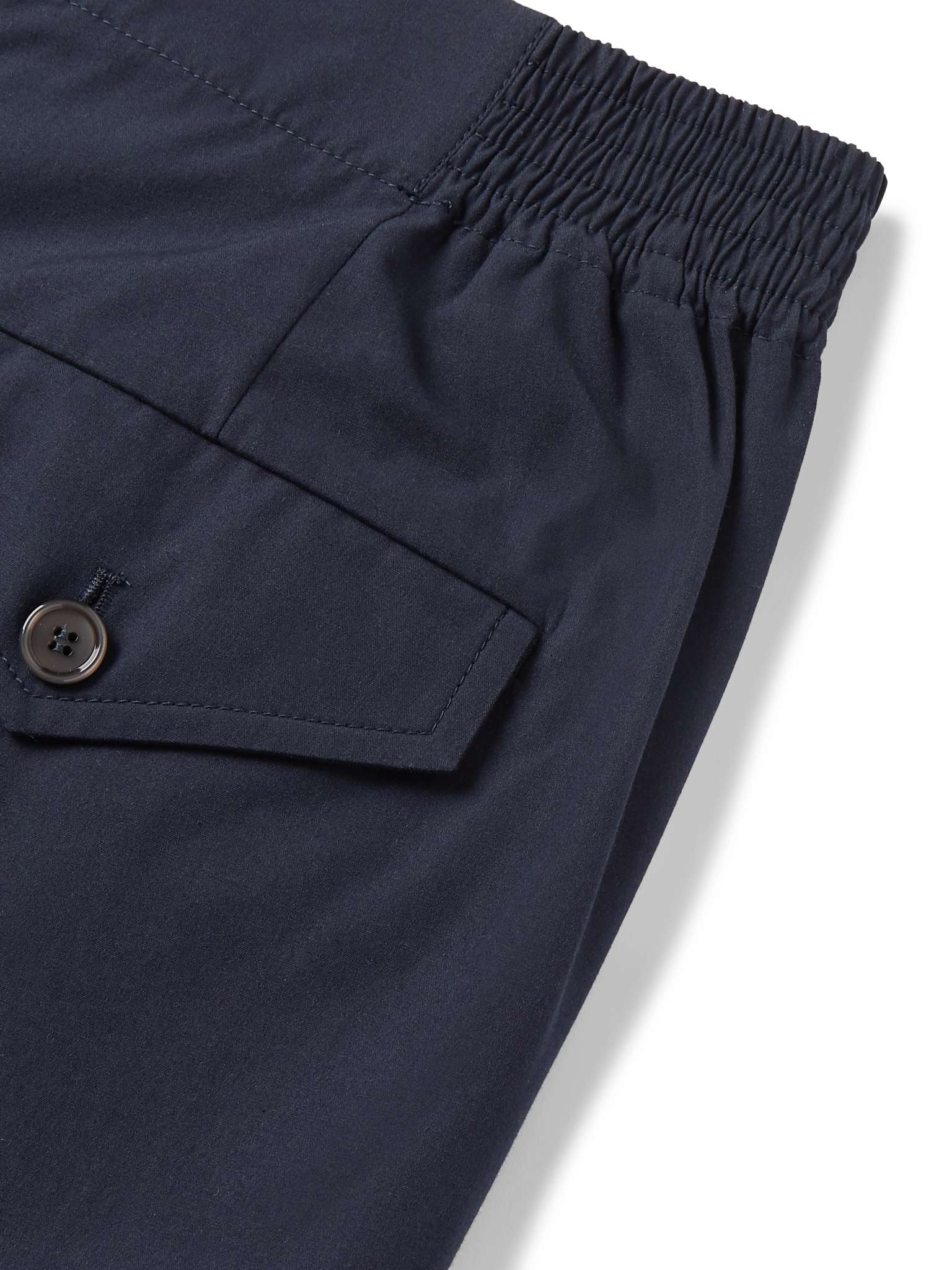 Tapered Cotton-Poplin Trousers - 6