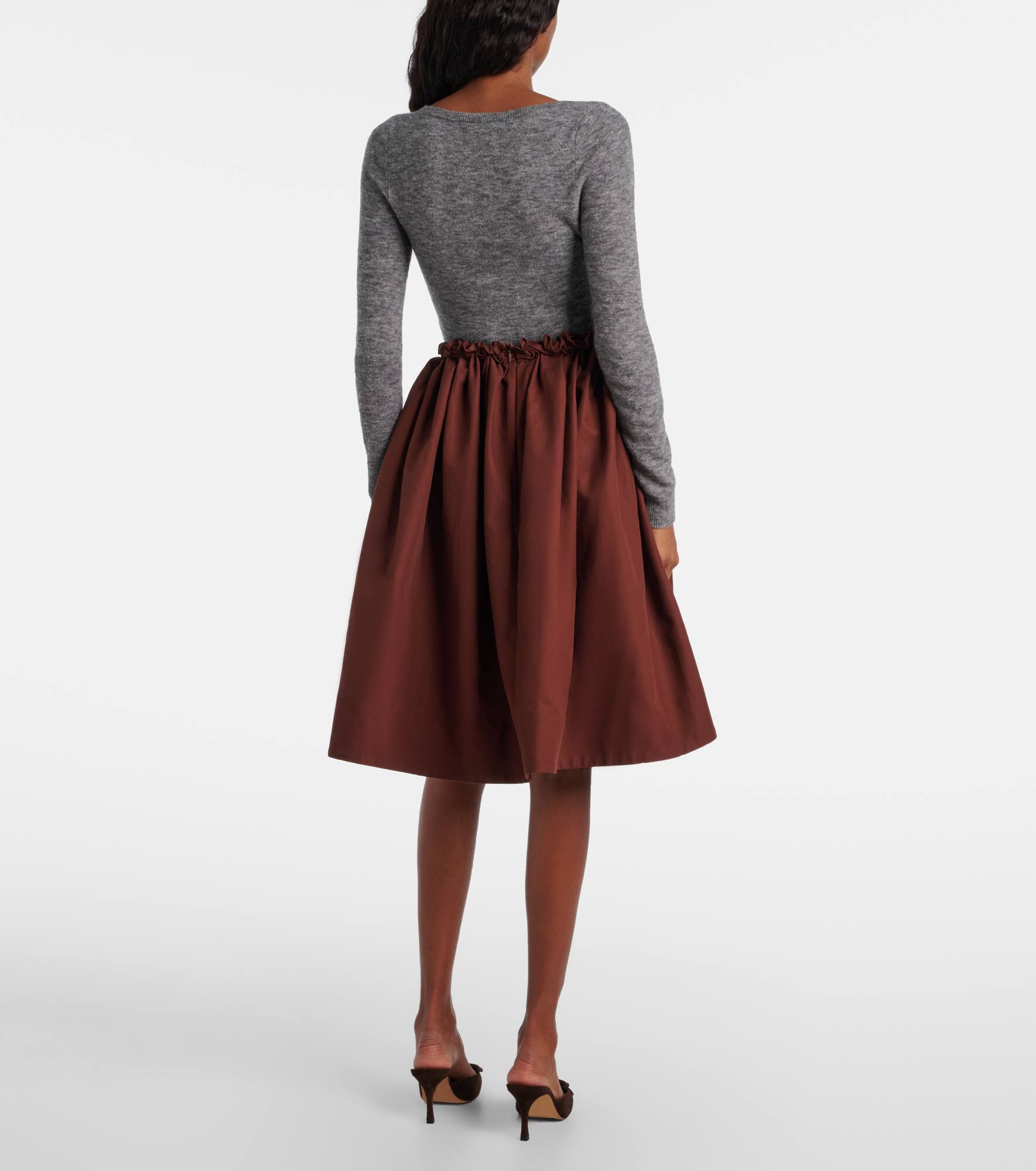 Logo wool-blend bodysuit - 3