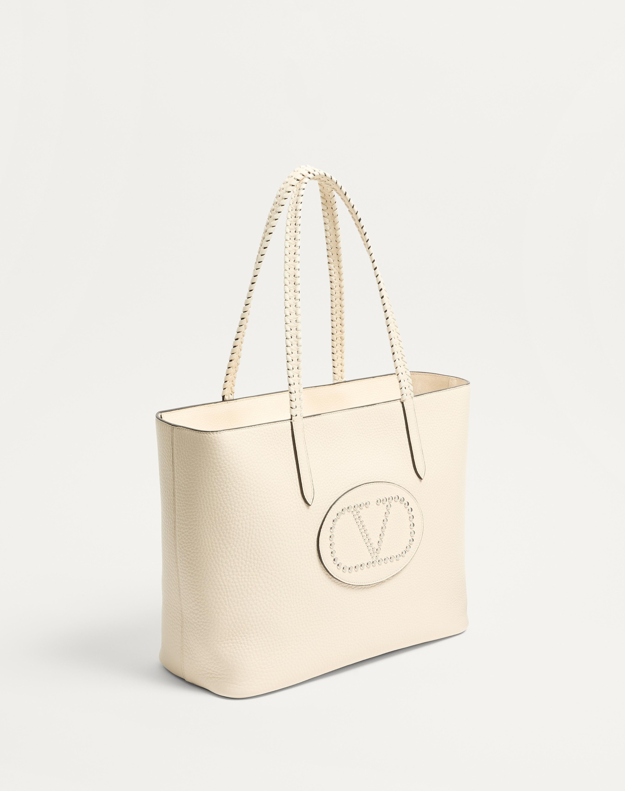 VALENTINO GARAVANI NELLCÔTE SHOPPING BAG IN GRAINY CALFSKIN - 2