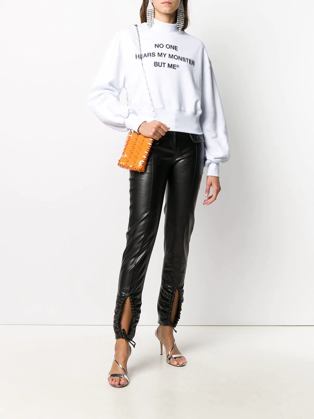 slogan print sweatshirt - 2