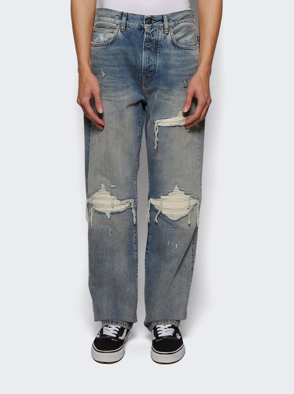 Suede Straight Mx1 Jean Antique Indigo - 2