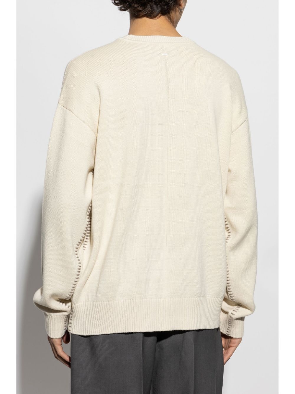 crew-neck organic cotton jumper - 4