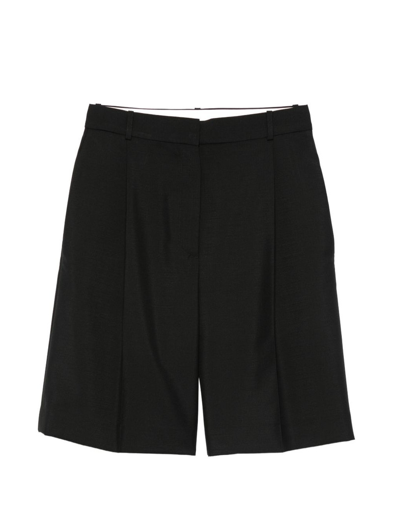 pleated tailored shorts 1