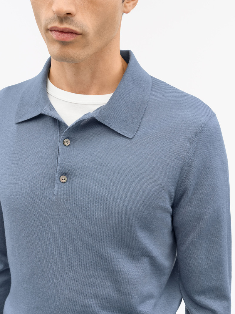 Eross Merino Wool Polo Shirt 4