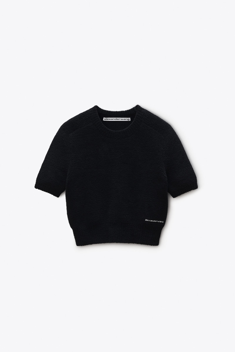Short Sleeve Crewneck Tee Cropped 1
