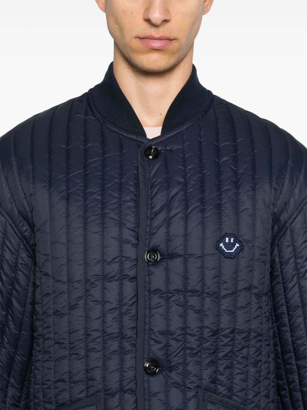 patch-detail bomber jacket - 5