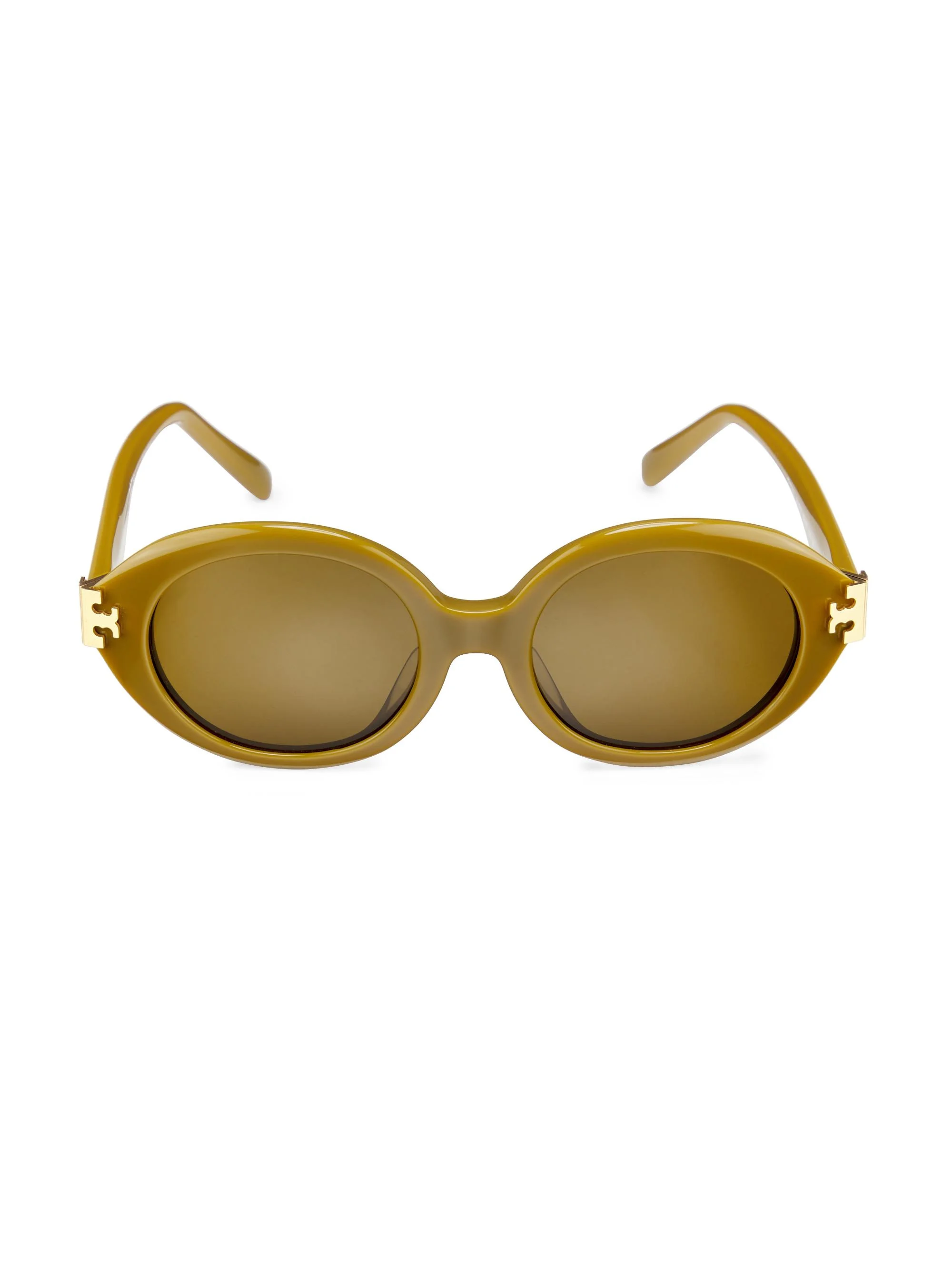 Women's 52MM Oval Sunglasses - Green - 1
