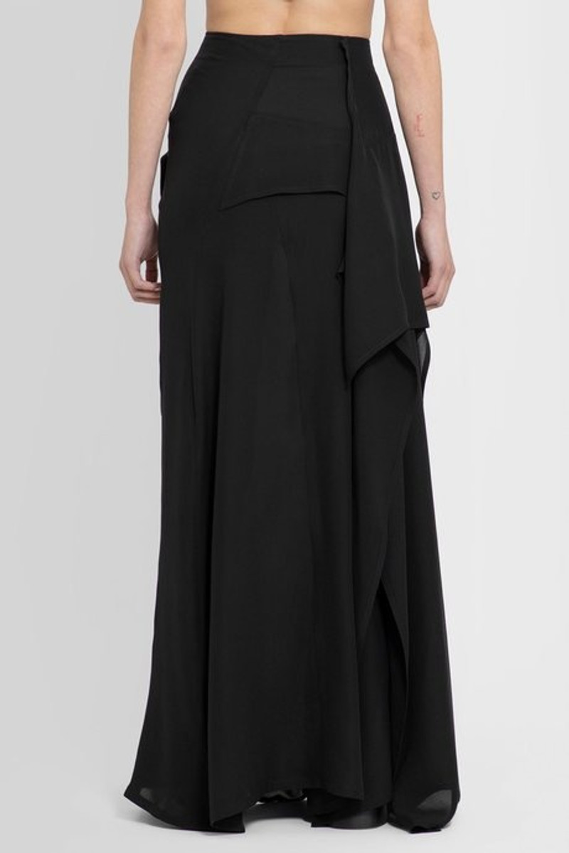 Yohji yamamoto women's black right plush high 3