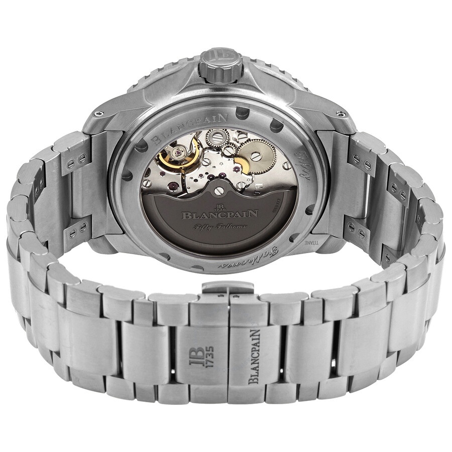 Blancpain Fifty Fathoms Automatic Black Dial Men's Watch 5050 12B30 98B - 5
