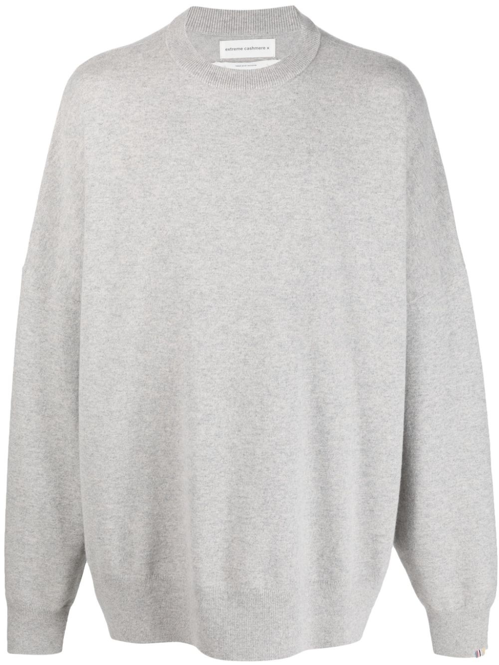 crew-neck cashmere-blend jumper - 1