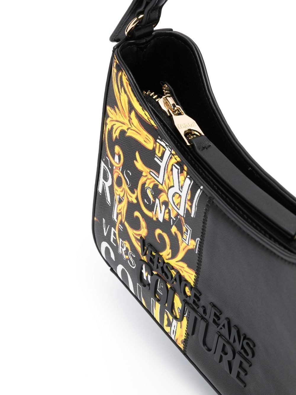 graphic logo print shoulder bag - 4