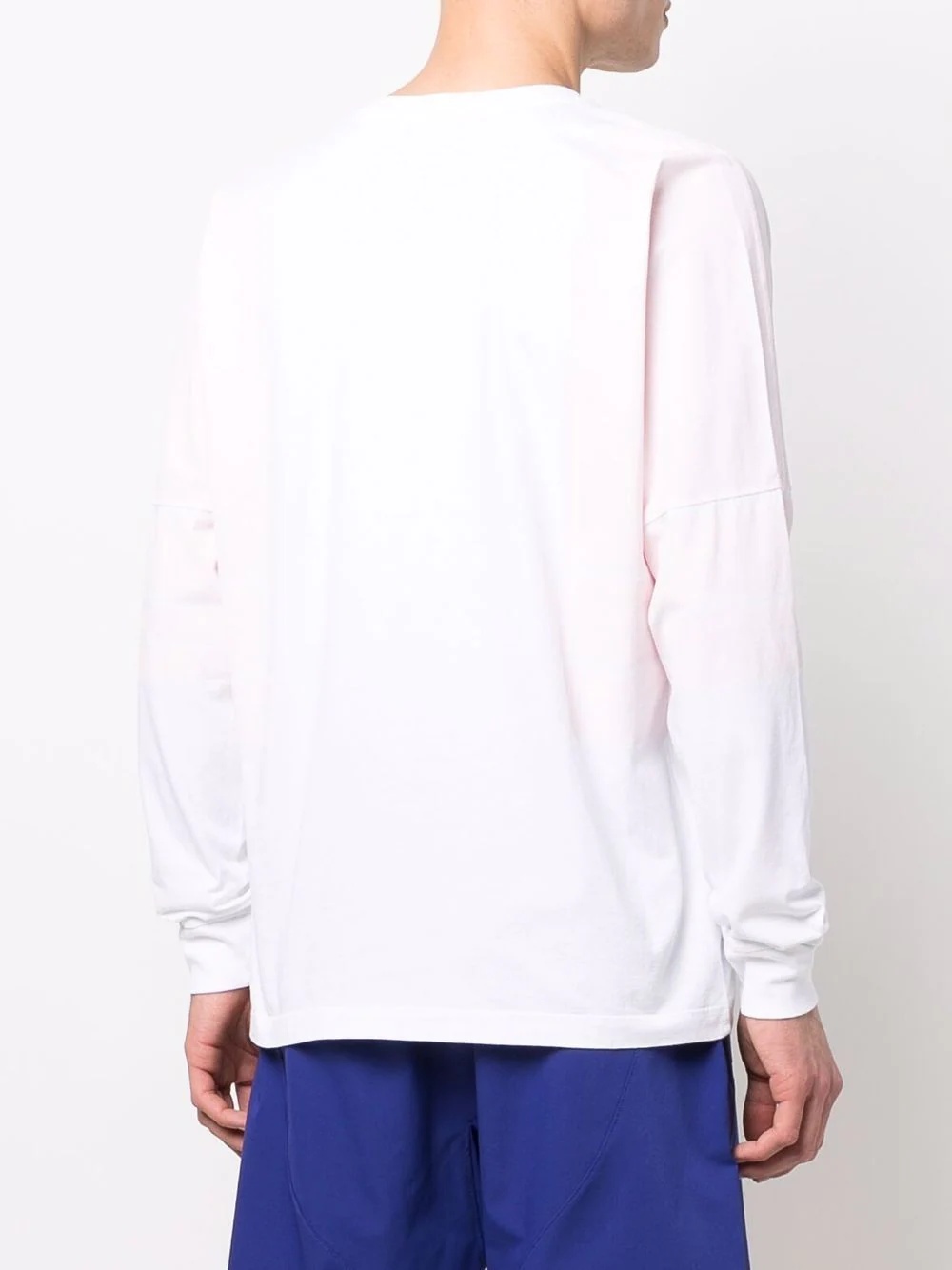 long-sleeve cotton top - 4