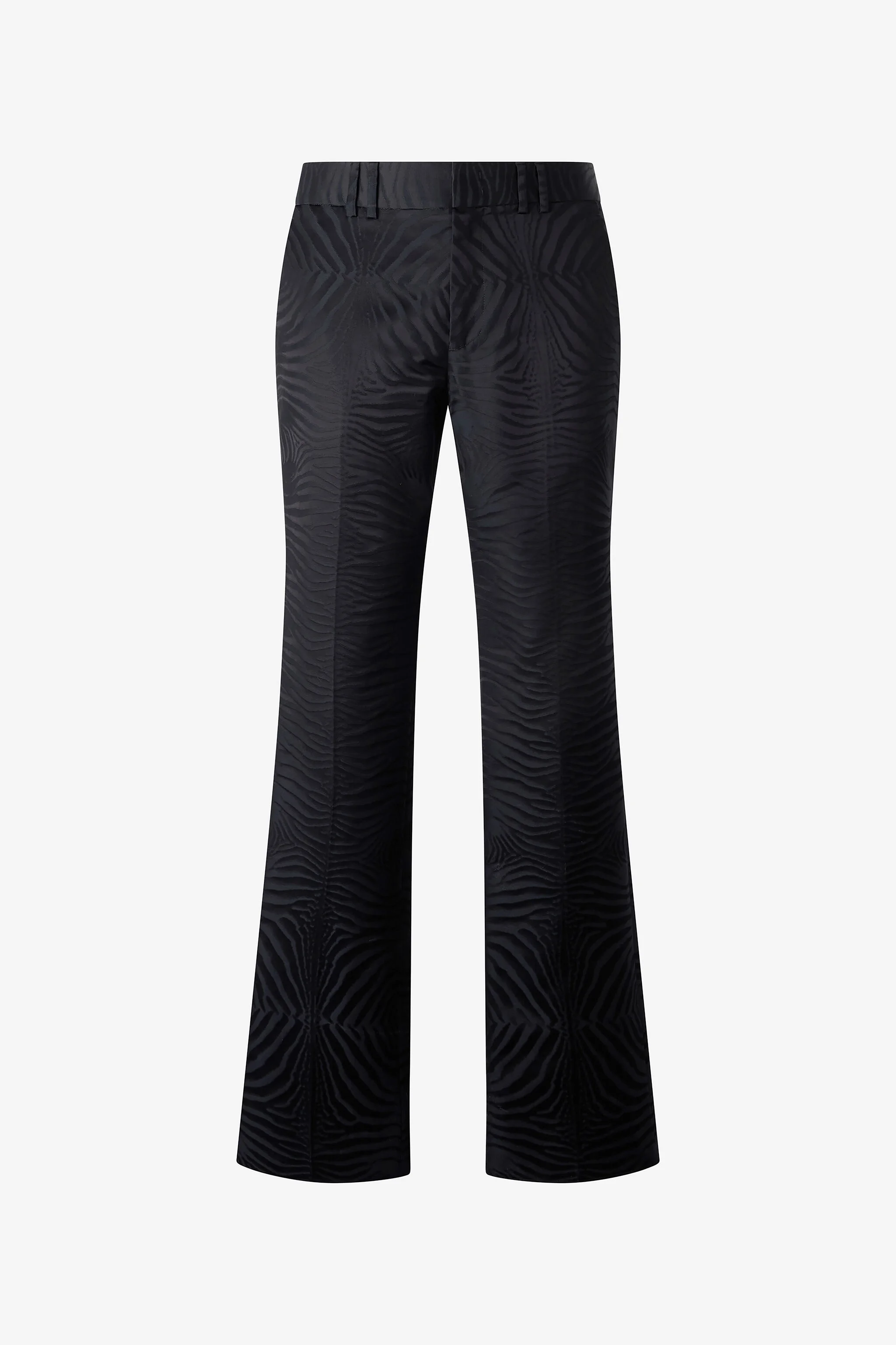 Flared Pants With Tiger Skin Pattern - 1