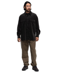 KAPTAIN SUNSHINE Corduroy C.P.O Shirt Jacket Charcoal