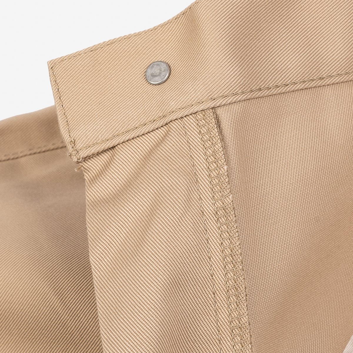 IH-717-KHA 9oz Mercerised Selvedge Cotton Chinos - Khaki - 7