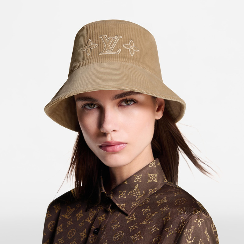 LV Signature Corduroy Hat 4