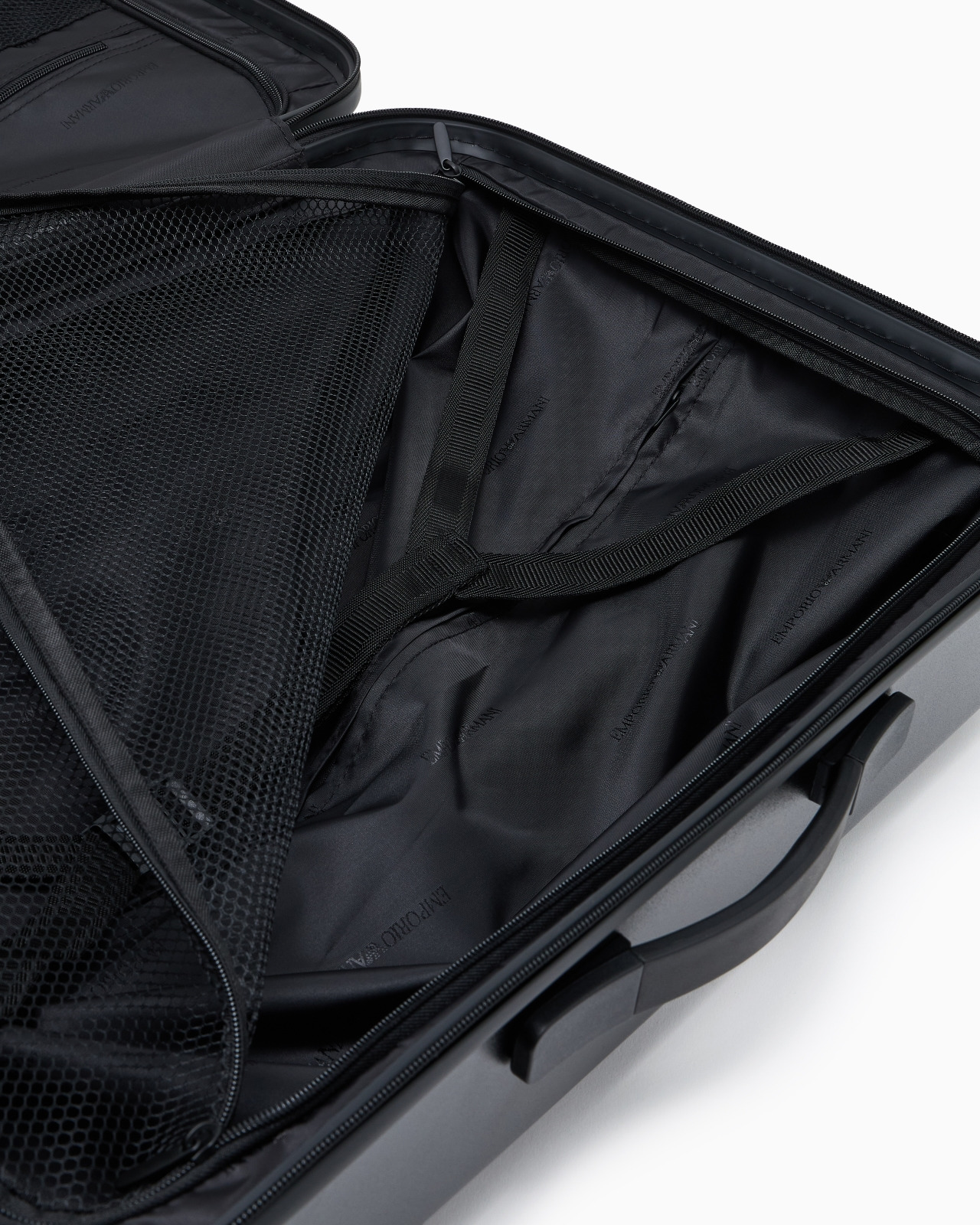 ASV ABS MEDIUM CARRY-ON BAG WITH REGENERATED SAFFIANO DETAIL AND EAGLE PLATE - 6