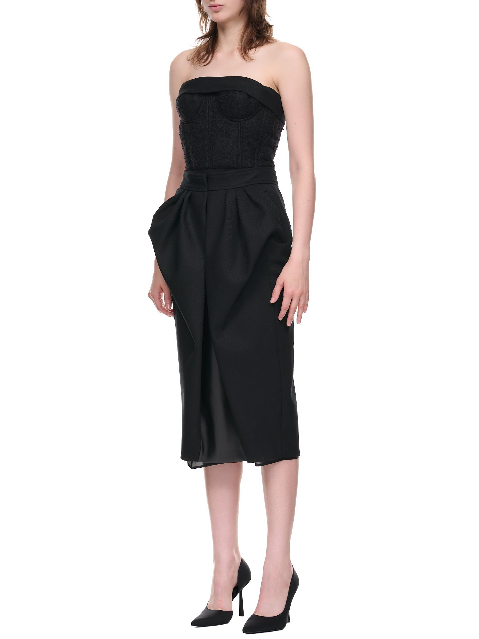 Herringbone Woven Dress - 2