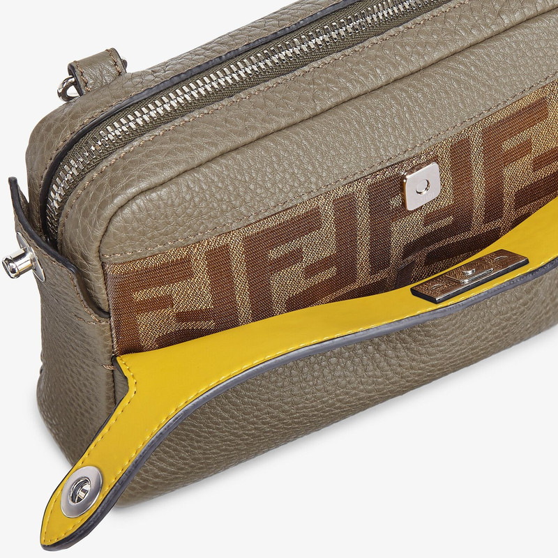 Green leather belt bag 7