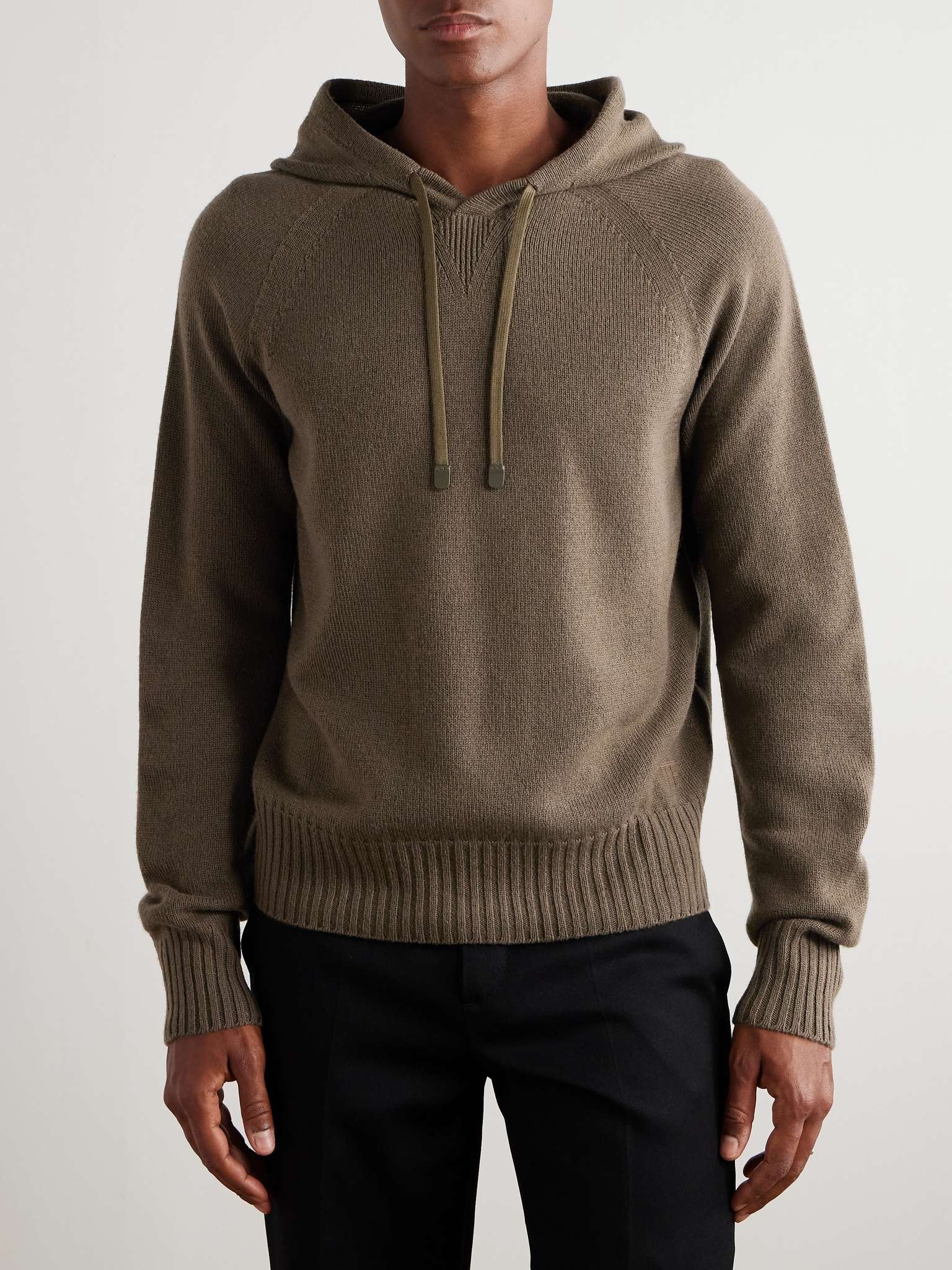 Logo-Embroidered Cashmere Hoodie - 3