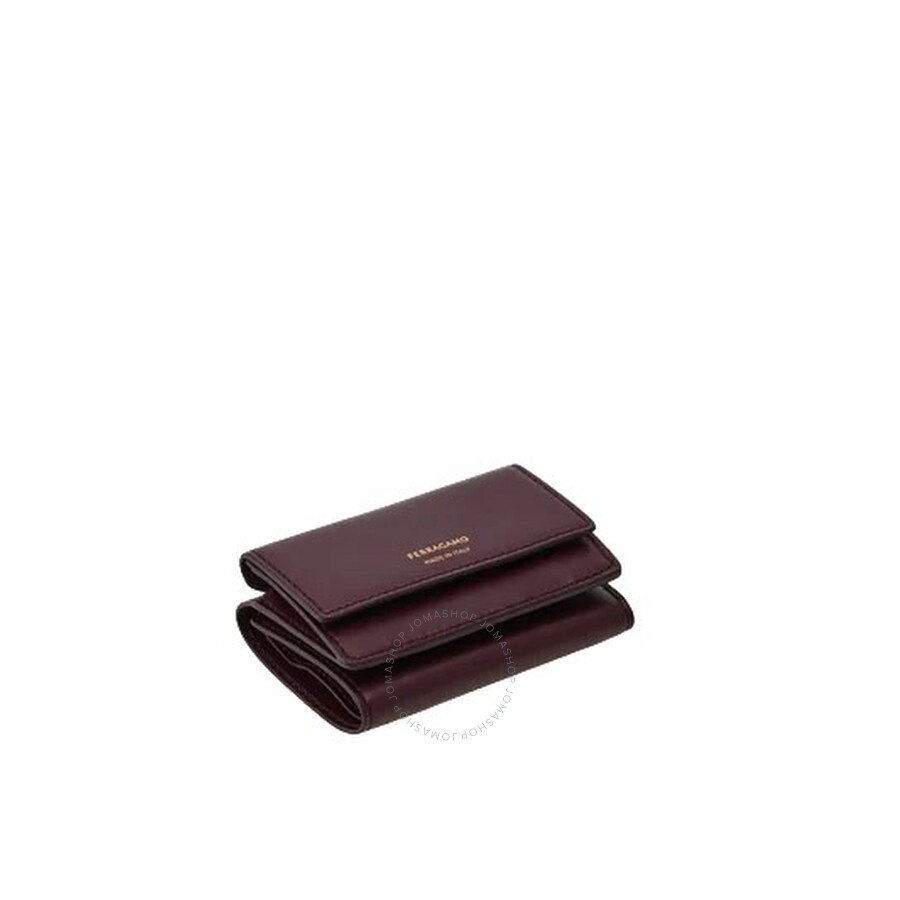 Ferragamo Tri-Fold Leather Card Holder - 3