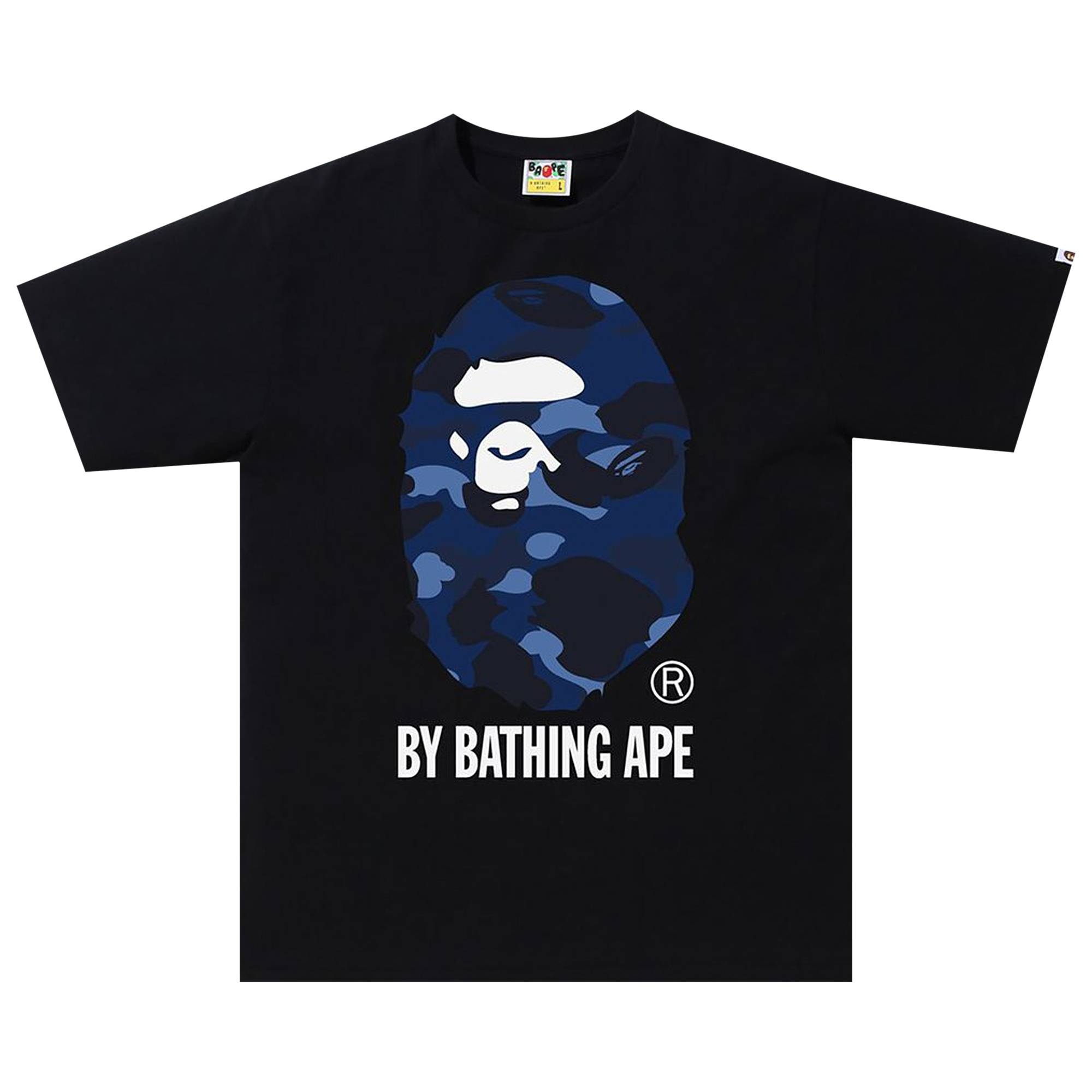 BAPE Color Camo By Bathing Ape Tee 'Black/Navy' - 1