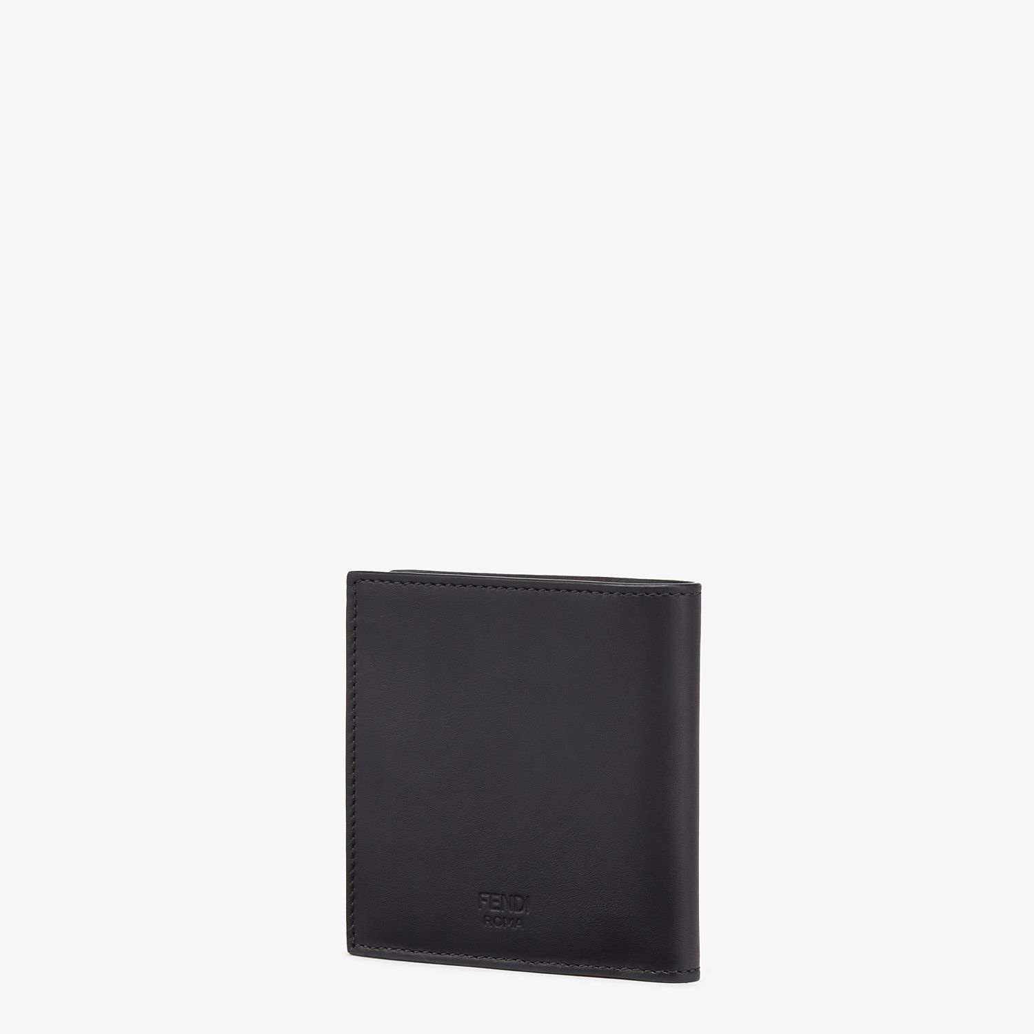 Black leather bi-fold wallet - 2