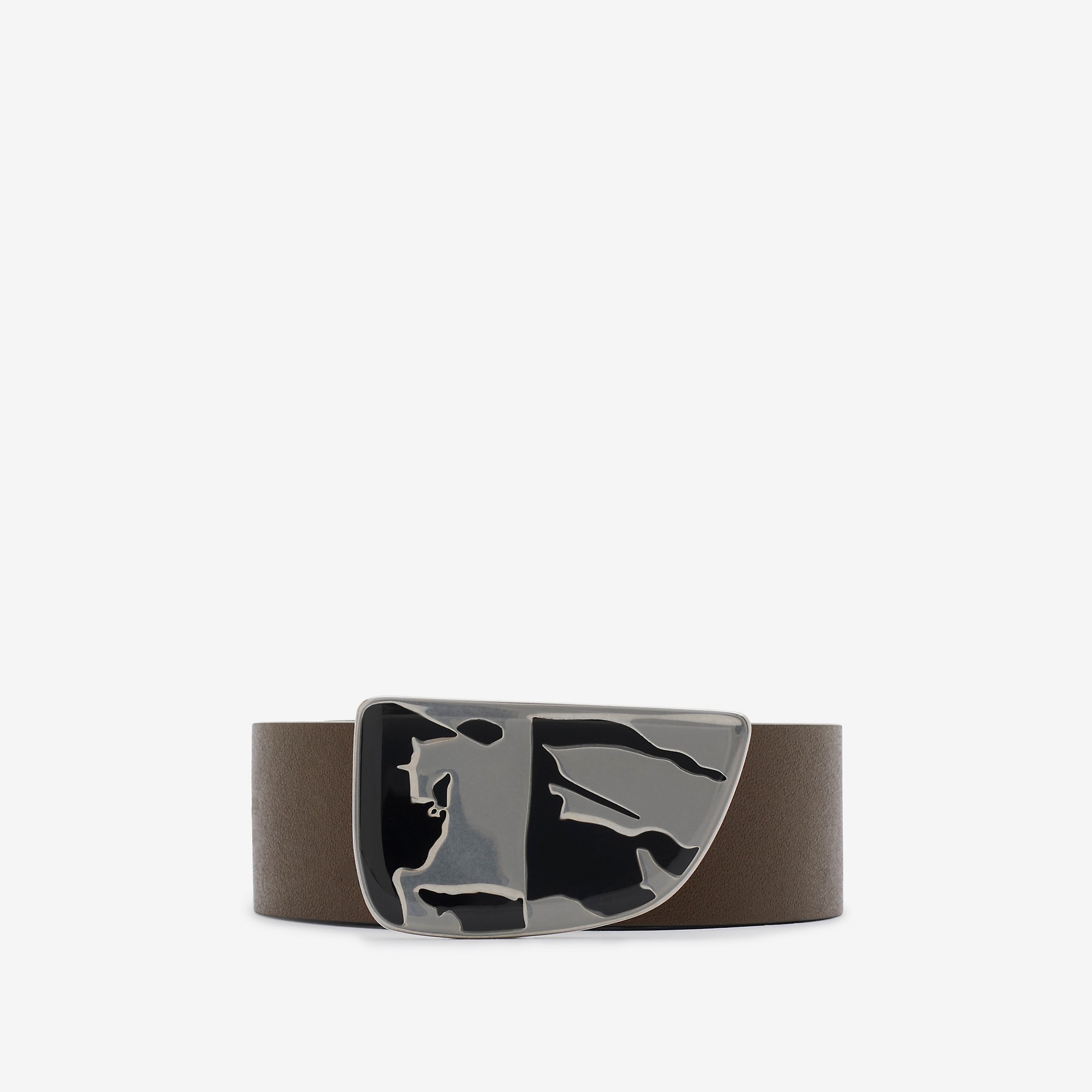 Reversible Leather Shield EKD Belt - 4