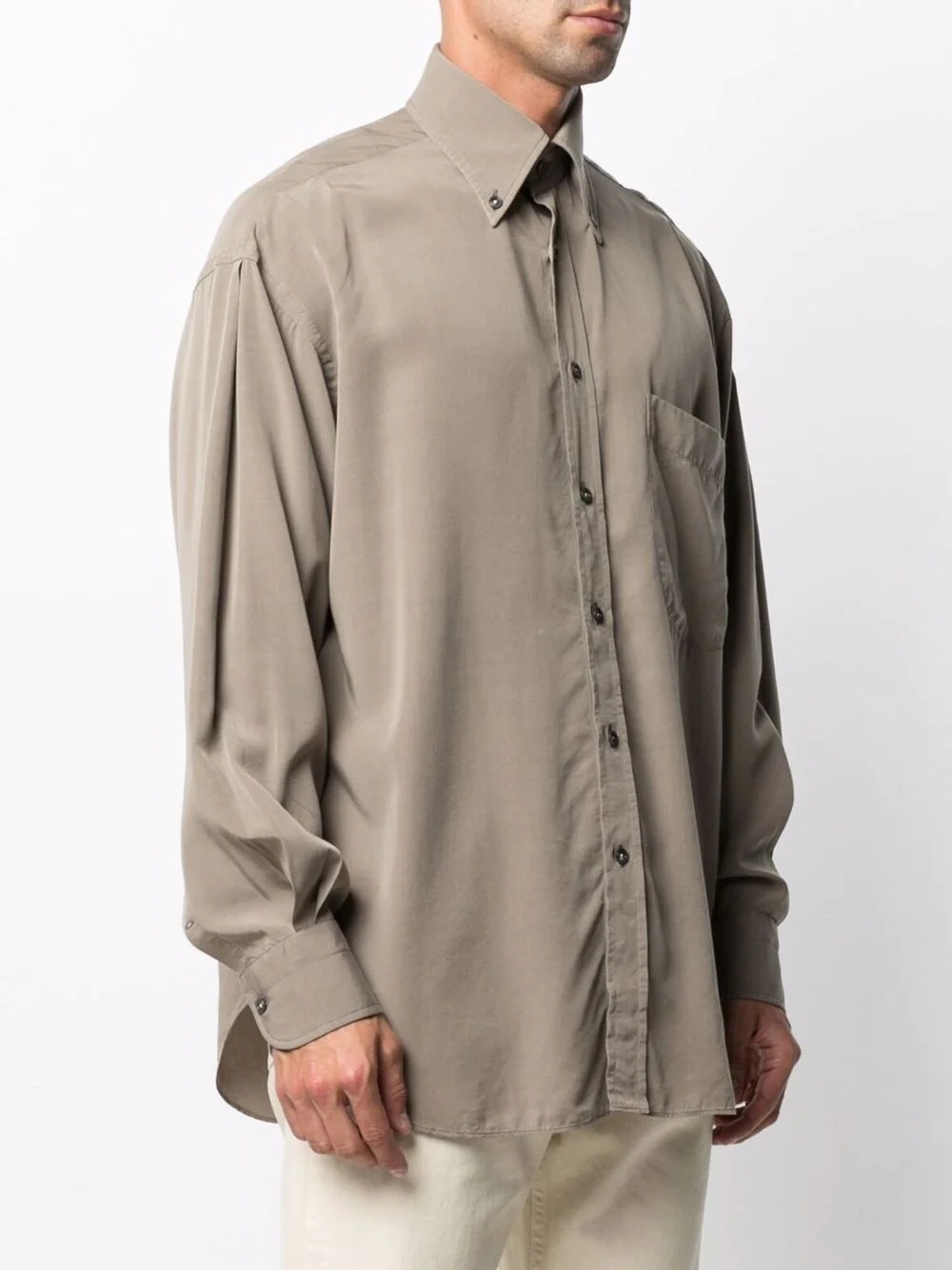 oversized long-sleeve shirt - 3