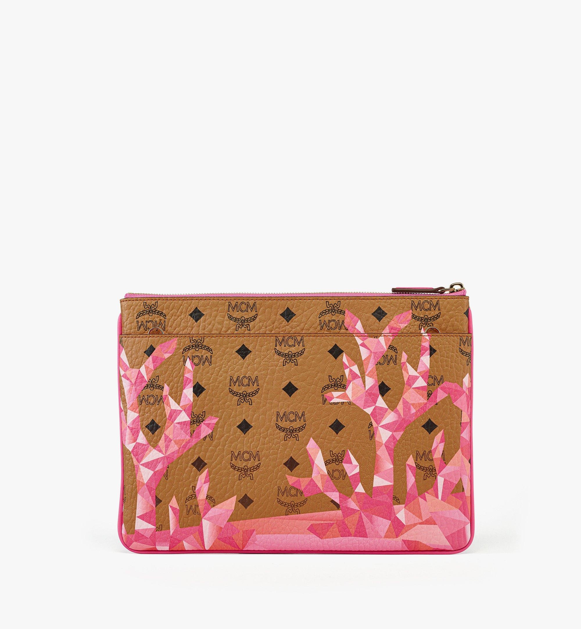 Aren Crossbody Pouch in Cubic Coral Visetos - 3