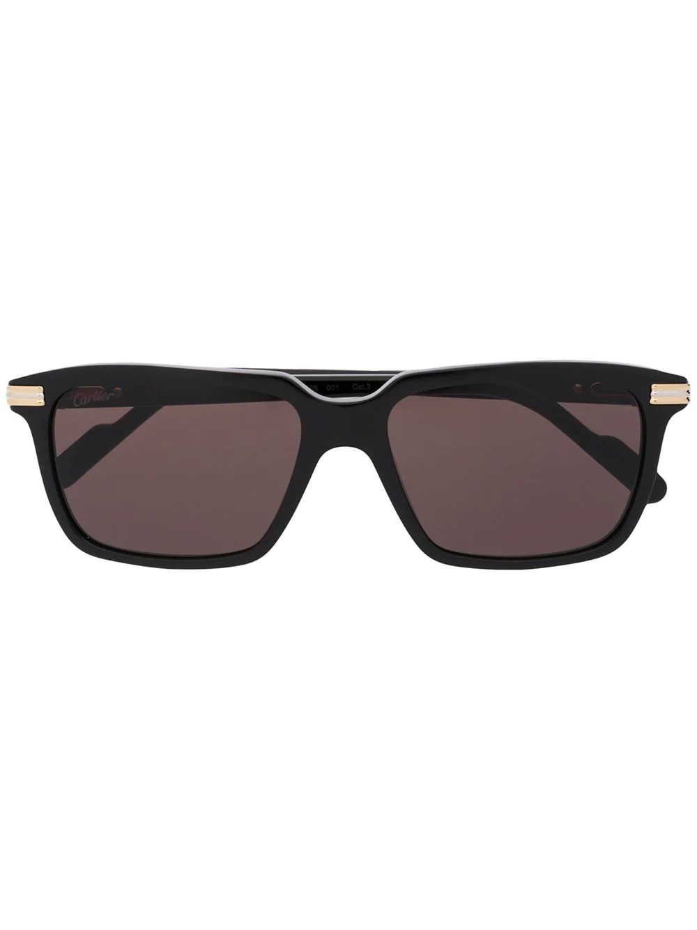 C de Cartier rectangular-frame sunglasses - 1