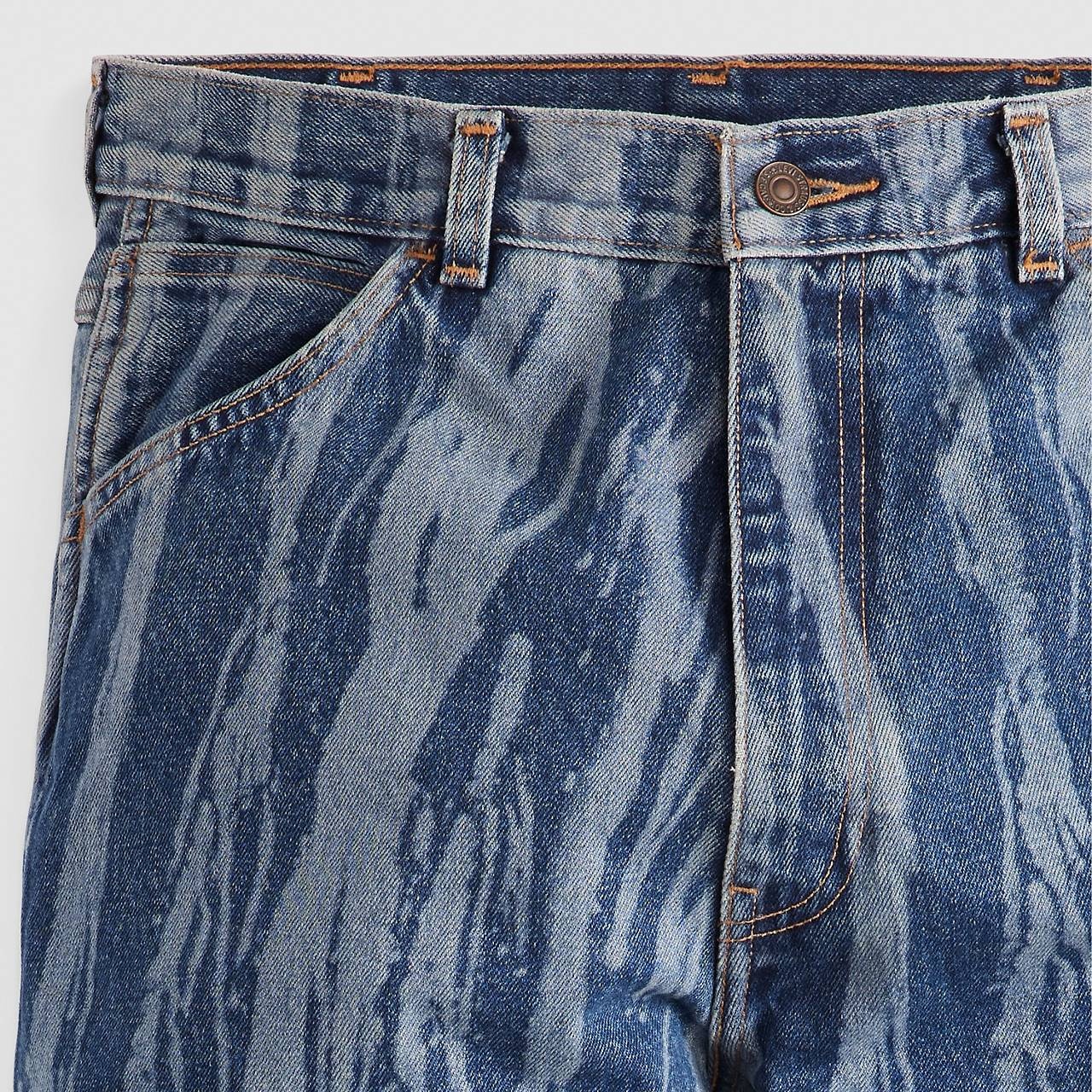 SKATEBOARDING CROPPED CARPENTER MEN'S JEANS - 7
