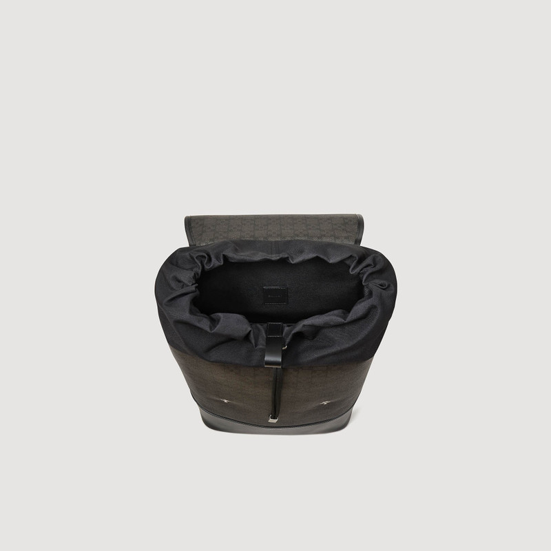 SQUARE CROSS COATED CANVAS BAG 4