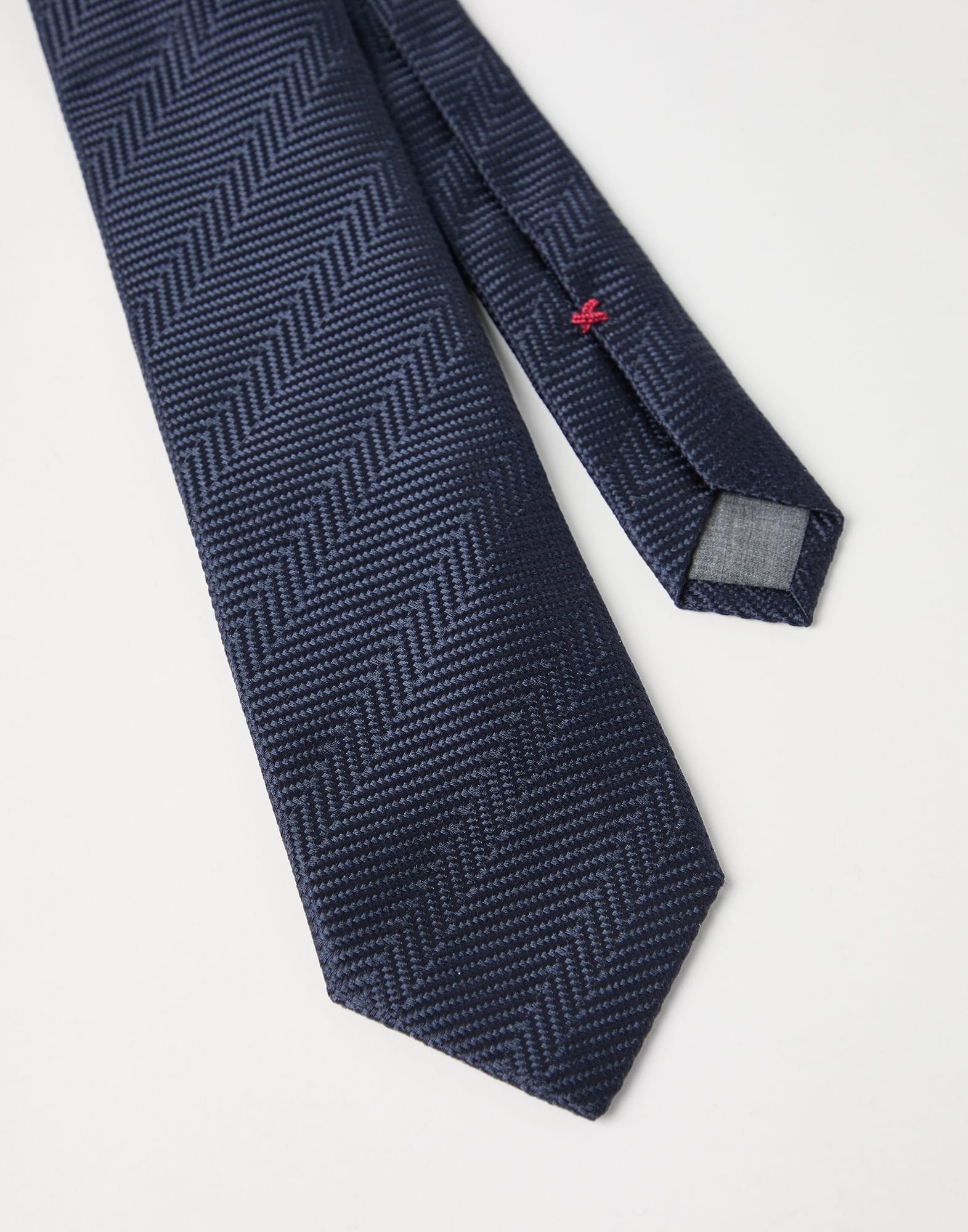 Silk chevron tie - 2
