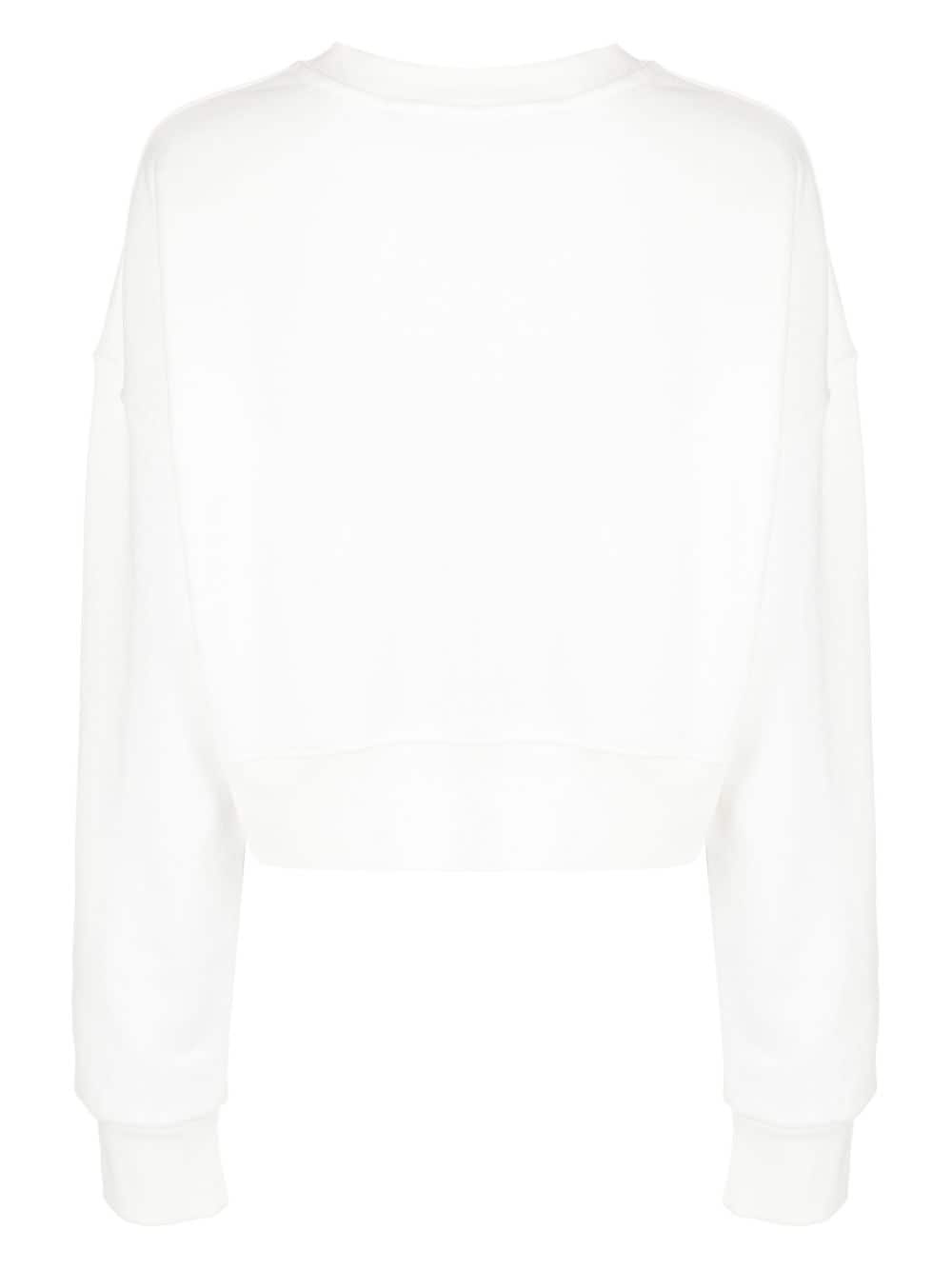 logo-print cotton sweatshirt - 2
