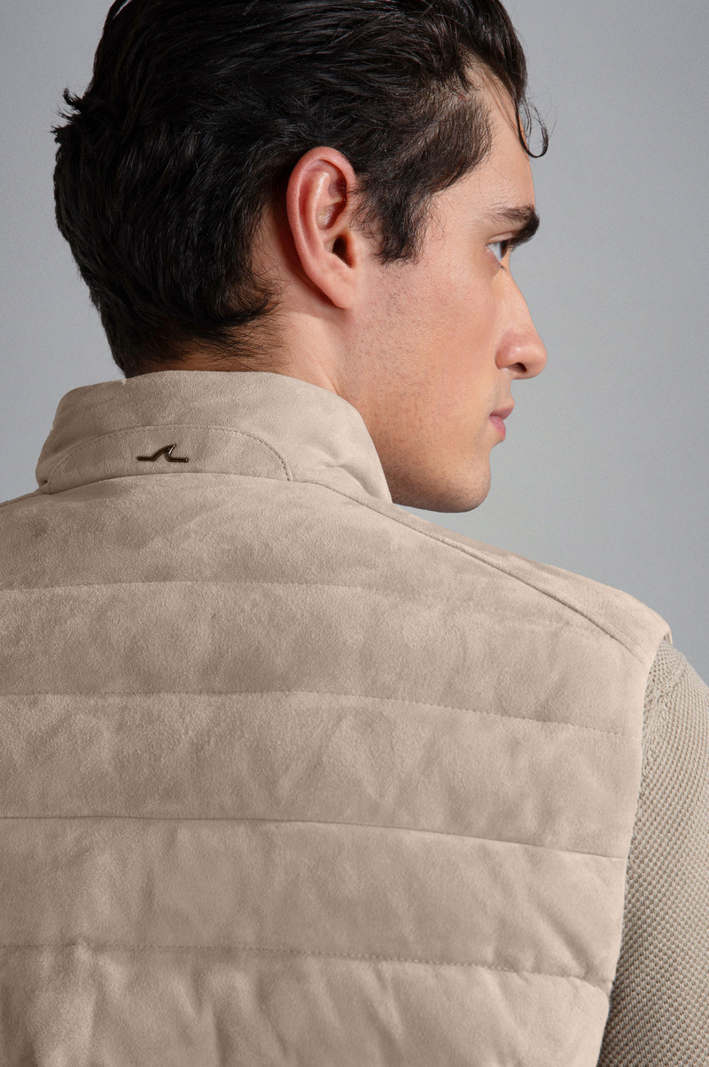 AQUALEATHER SUEDE GILET 4