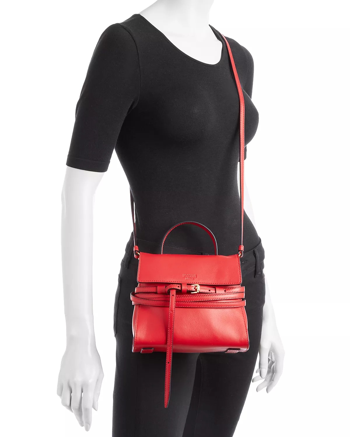 Tie Me Small Leather Crossbody Bag - 2