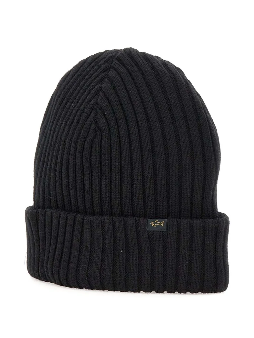 ribbed logo-label beanie - 1