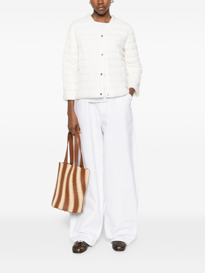 Herno buttoned puffer jacket outlook